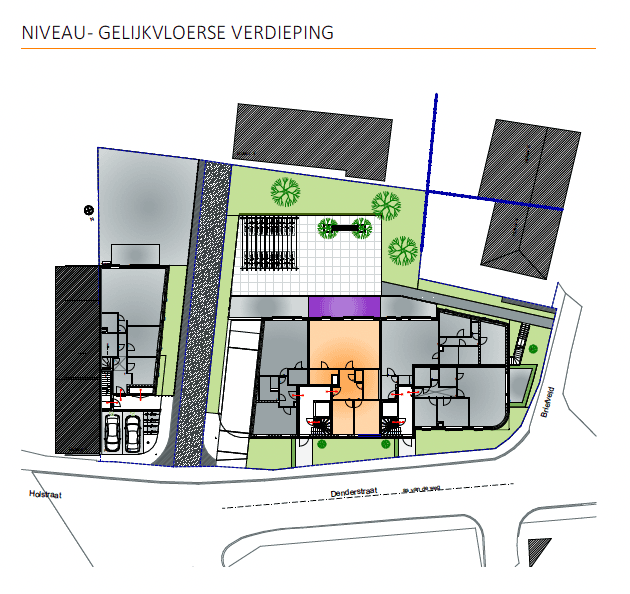 Appartement 0.3 - Situering