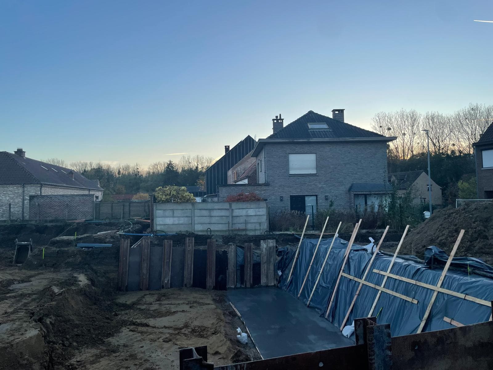 Constructiewerk voortgang